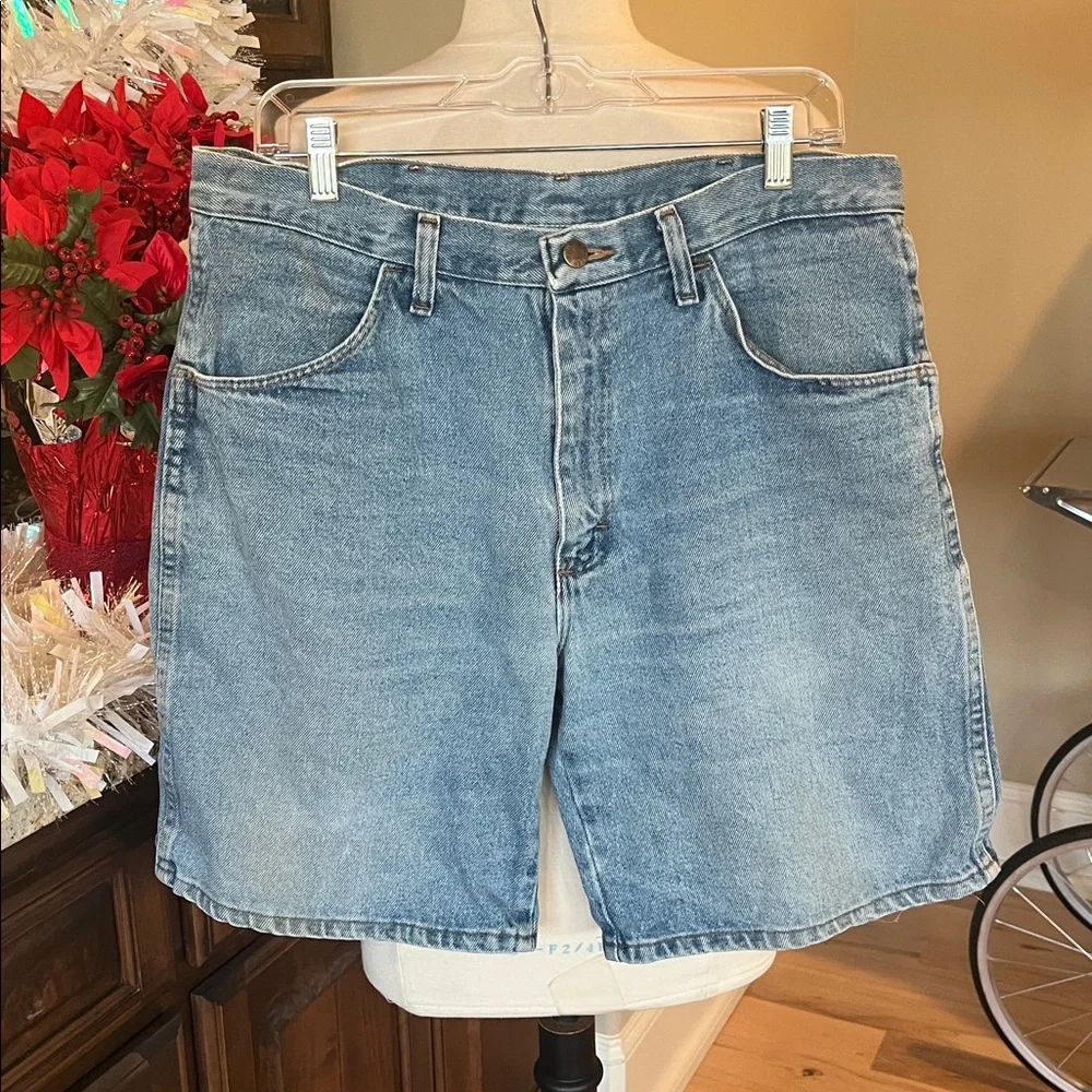 Rustler Vintage Jean Shorts Mens 34 Denim